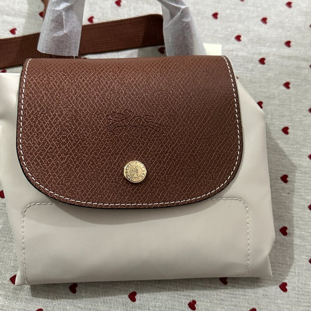 Longchamp Foldable Pink Backpack - image 6